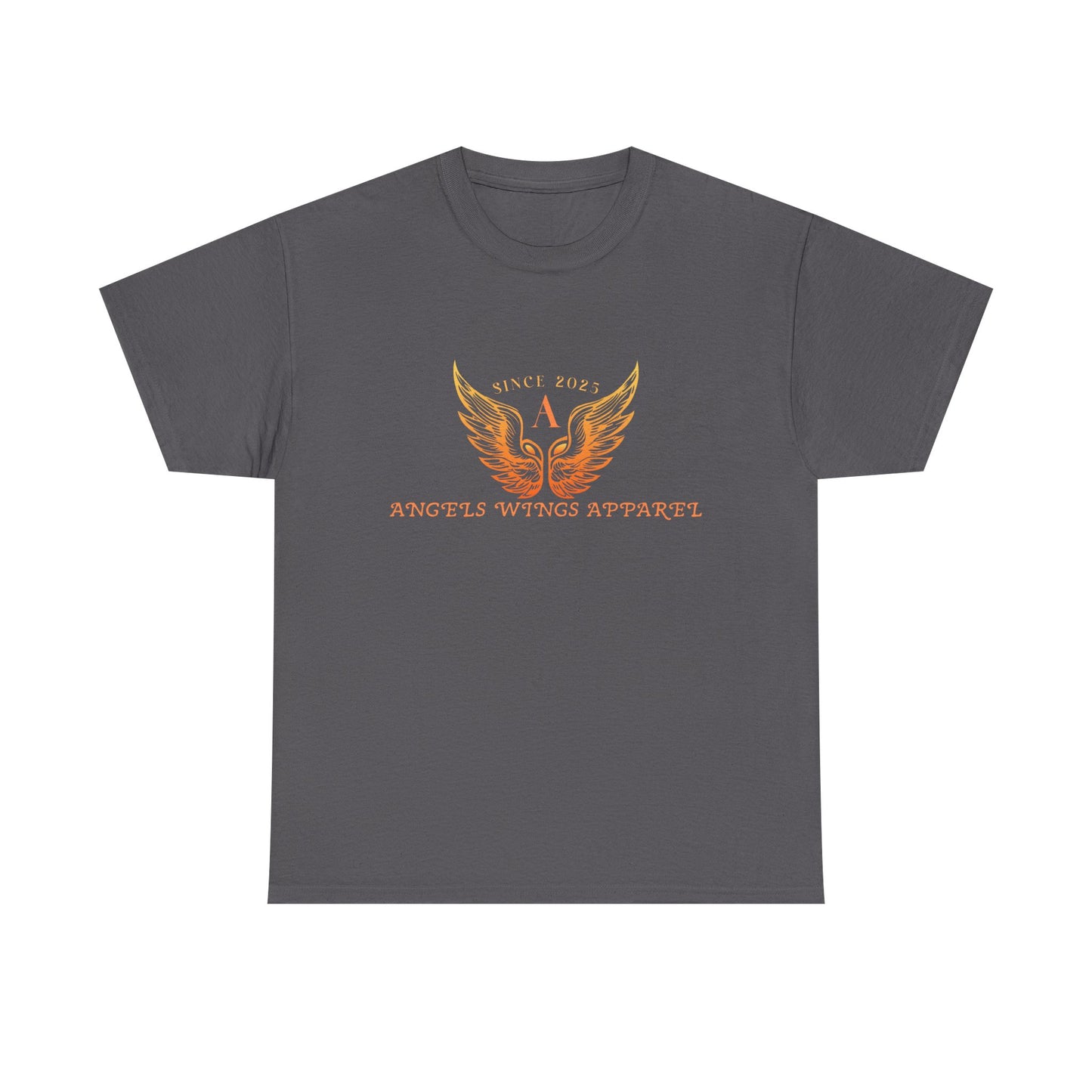 Angels Wings Heavy Cotton Tee - Unisex T-Shirt, Casual Wear, Gift for Angels Lovers, Spiritual Apparel, Summer Fashion