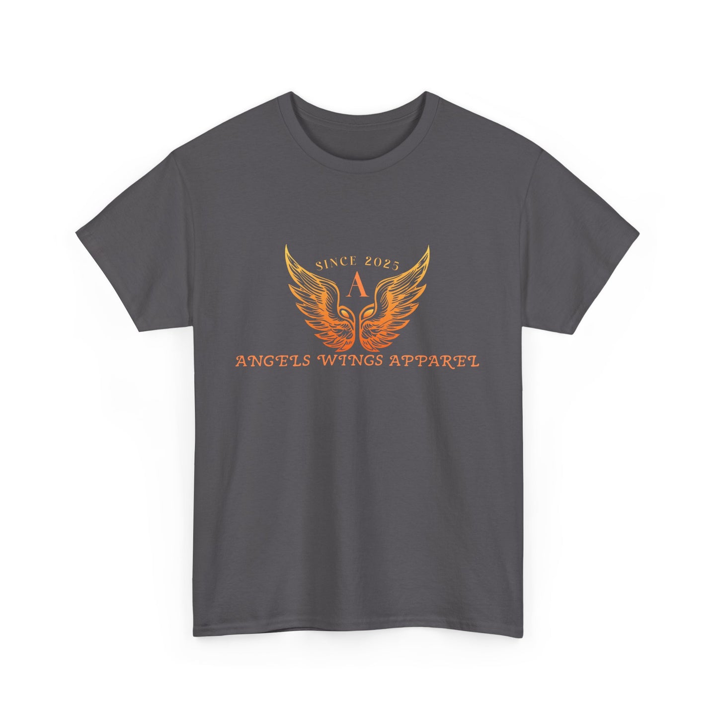 Angels Wings Heavy Cotton Tee - Unisex T-Shirt, Casual Wear, Gift for Angels Lovers, Spiritual Apparel, Summer Fashion