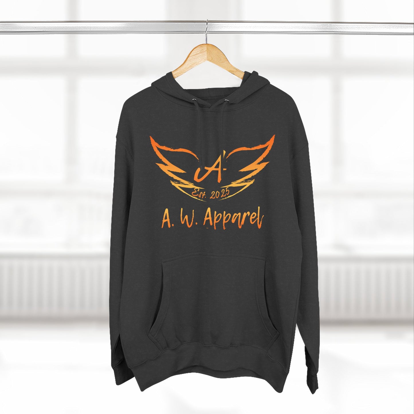 Winged Elegance: A.W. Apparel Hoodie