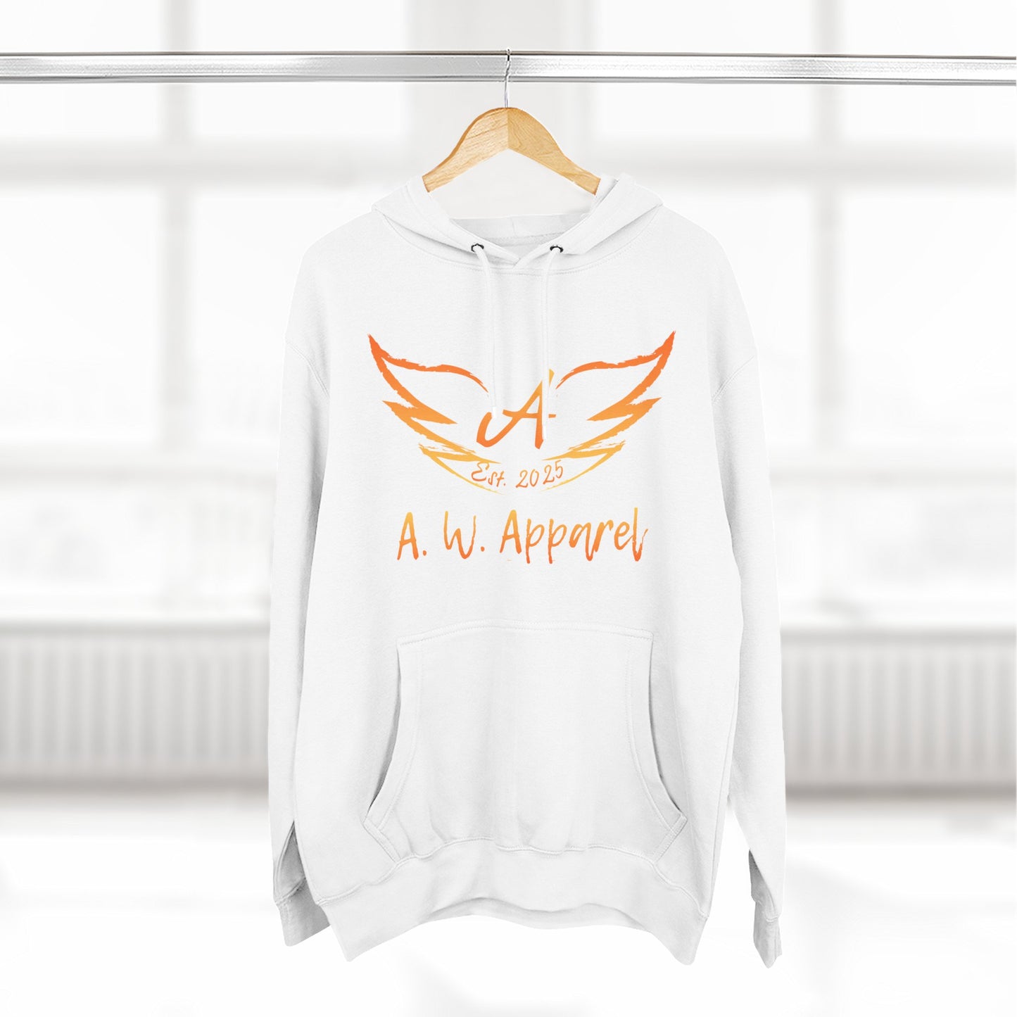 Winged Elegance: A.W. Apparel Hoodie